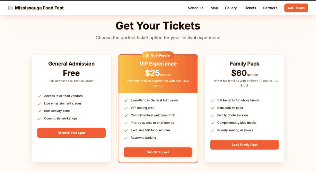 Food Fest Missisagua - Get Your Tickets